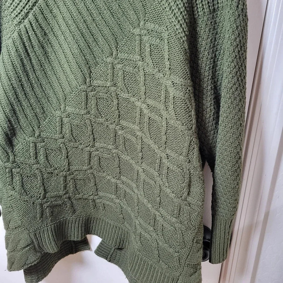 Blugirl Blumarie Green Knit Cardigan | Fall Knit Cardigan | Large Cardigan - Picture 8 of 11